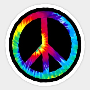 Hippie Tie Dye Peace Sign costume t-shirt Sticker